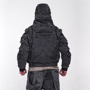 Vintage Cotton Cyberpunk Jacket