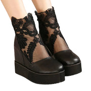 Vintage Embroider Women Shoes Y2K
