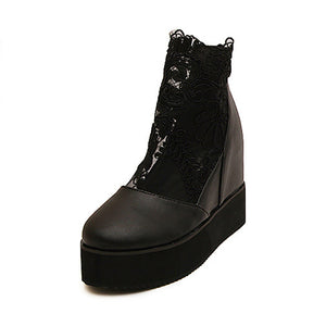 Vintage Embroider Women Shoes Y2K