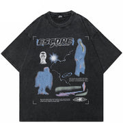 Vintage Graphic Escape T Shirt Y2K