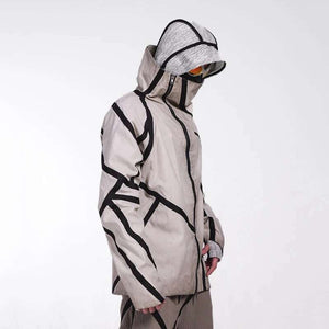 Vintage Hooded Cyberpunk Jacket