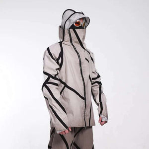 Vintage Hooded Cyberpunk Jacket