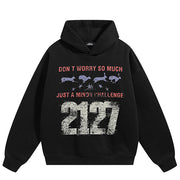 Vintage Printed Y2K Hoodie