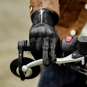 Vintage PU Leather Techwear Winter Gloves