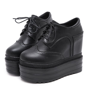 Vintage Round Toe Y2K Shoes