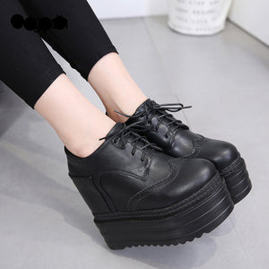 Vintage Round Toe Y2K Shoes
