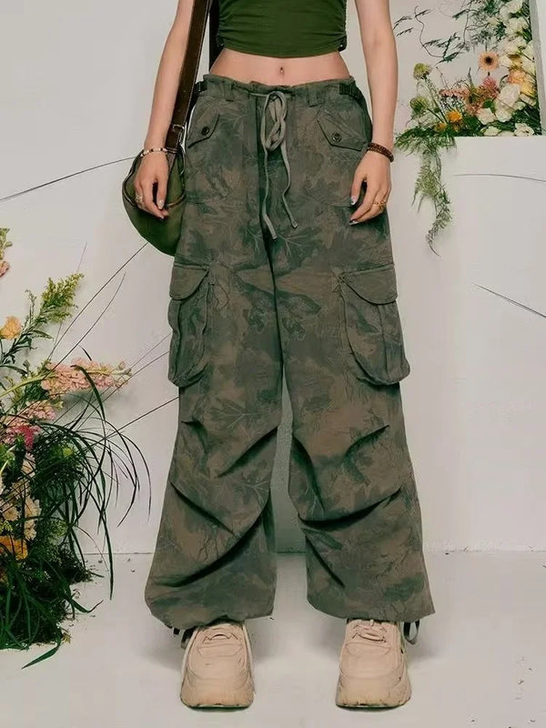 Vintage Streetwear Camo Cargo Pants