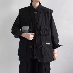 Vintage Techwear Cargo Vest