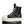 Vintage Trendy Black Boots Men - product view on white background