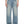 Model wearing the Vintage Wash Baggy Y2K Jeans, front view from waist to feet, loose wide legs and faded whiskers