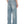 Back view of the baggy jeans on a model at an angle, faded seat, back pocket and loose wide legs