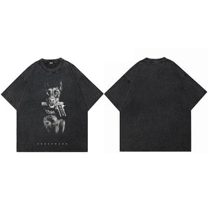 Vintage Y2K Graphic Tees Cotton
