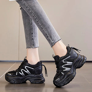 Vulcanized Chunky Platform Sneakers