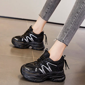 Vulcanized Chunky Platform Sneakers