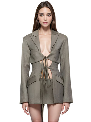 Waist Retraction Women Jacket Spring