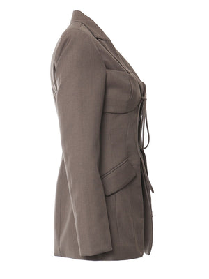 Waist Retraction Women Jacket Spring