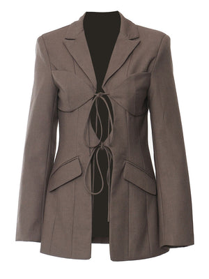 Waist Retraction Women Jacket Spring