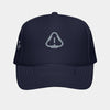 Warning Trucker Navy Hat