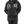 A model stands with hands in the pockets, the zip pulled halfway up the printed chest
