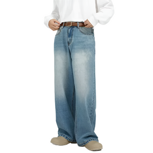 Washed Casual Baggy Y2k Jeans