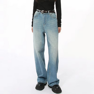 Washed Casual Baggy Y2k Jeans