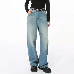 Washed Casual Baggy Y2k Jeans