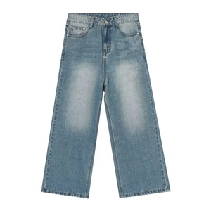 Washed Casual Baggy Y2k Jeans
