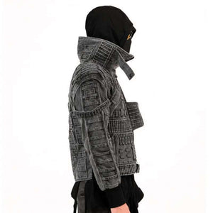 Washed Cotton Cyberpunk Jacket