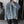 Light Blue Washed Denim Y2K Jacket worn open over a white tee, front mirror view with chest flap pockets
