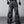 Black washed wide leg Y2K jeans in cotton