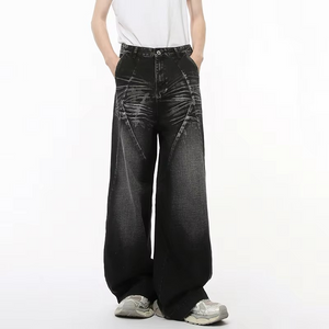 Washed Y2k Jeans Baggy