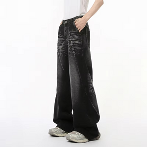 Washed Y2k Jeans Baggy