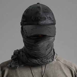 High Quality Handmade Brushing Wax Coating Ripped Hole Vintage Baseball Cap Man Woman Embroidery Retro Distressed Hat