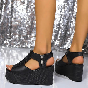 Wedges Platform Chunky Sandals