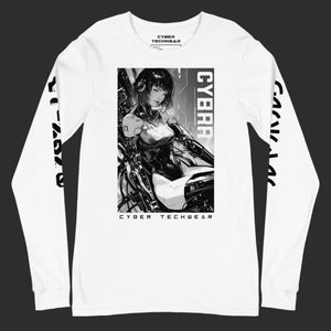 White And Black Long Sleeve Shirt