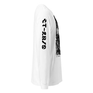 White And Black Long Sleeve Shirt