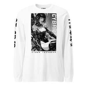 White And Black Long Sleeve Shirt