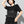White And Black T Shirt Women's