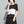 White And Black T Shirt Women's