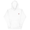 White Artistic Fit Hoodie