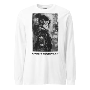 White Black Long Sleeve Shirt