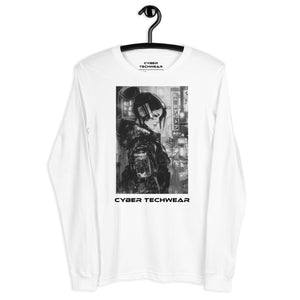 White Black Long Sleeve Shirt