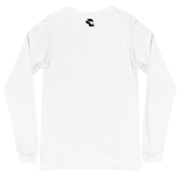 White Black Long Sleeve Shirt