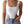 White Bodysuit Square Neck - product view on white background