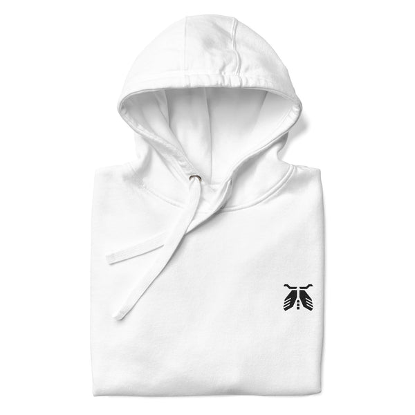 White Bold Hoodie