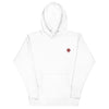 White Casual Elegance Hoodie