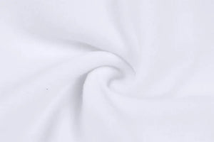 White Cropped Hoodie