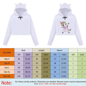 White Cropped Hoodie