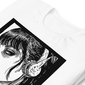 White Cyberpunk T Shirt Anime