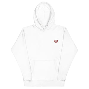 White Edgy Fit Hoodie